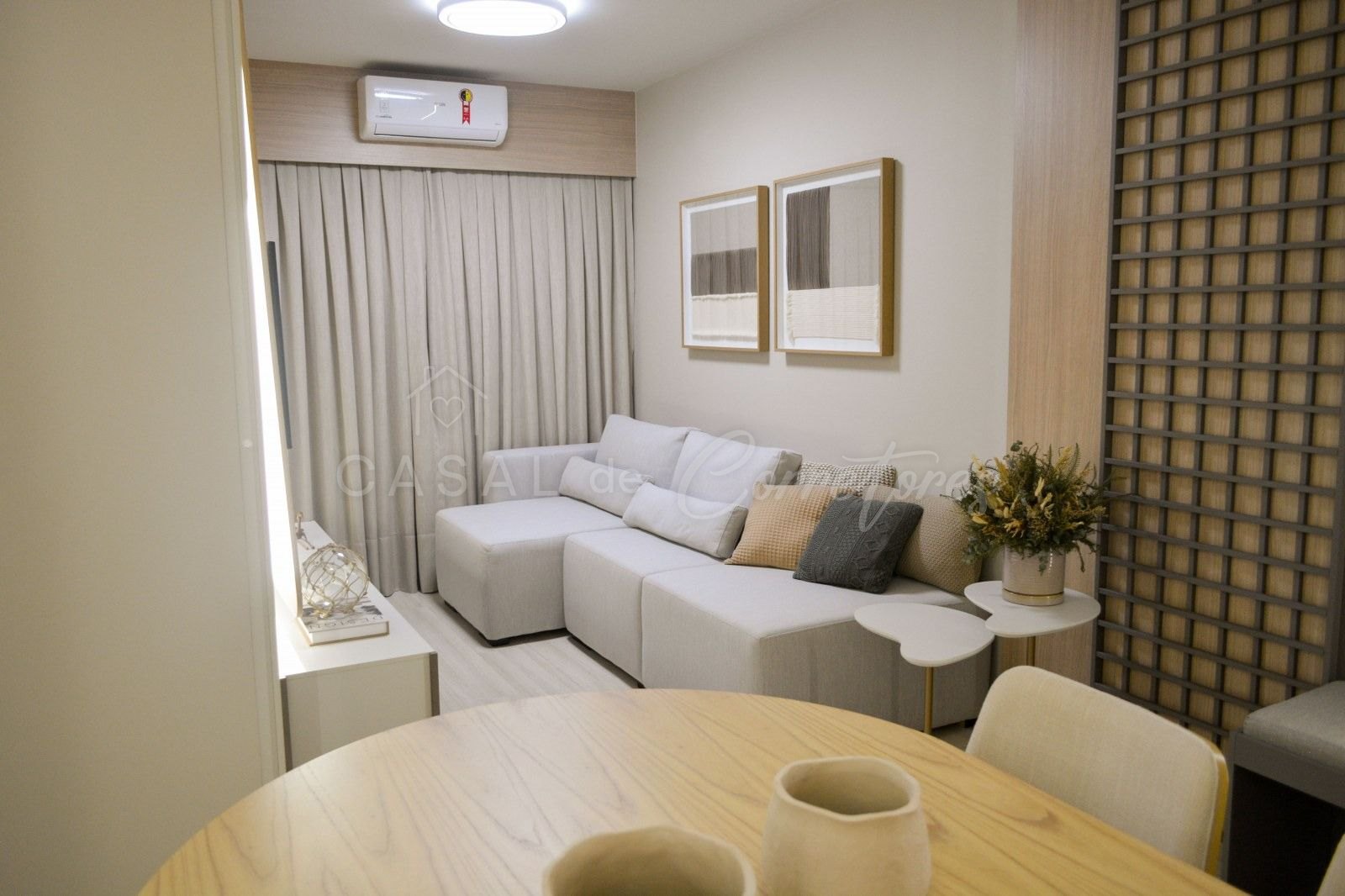 Apartamento térreo mobiliado e decorado