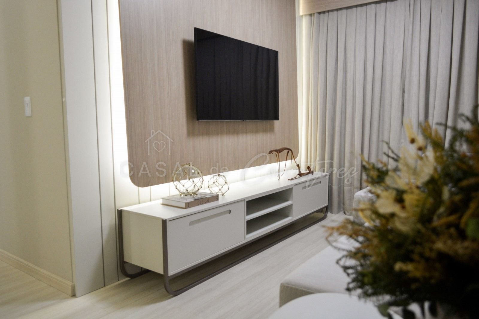 Apartamento térreo mobiliado e decorado