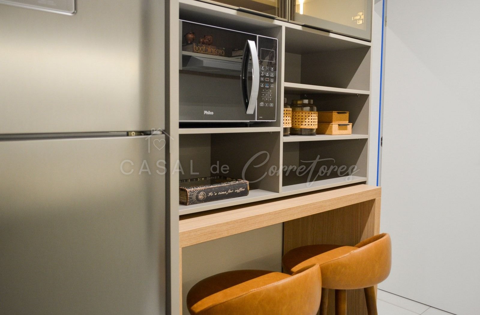 Apartamento térreo mobiliado e decorado