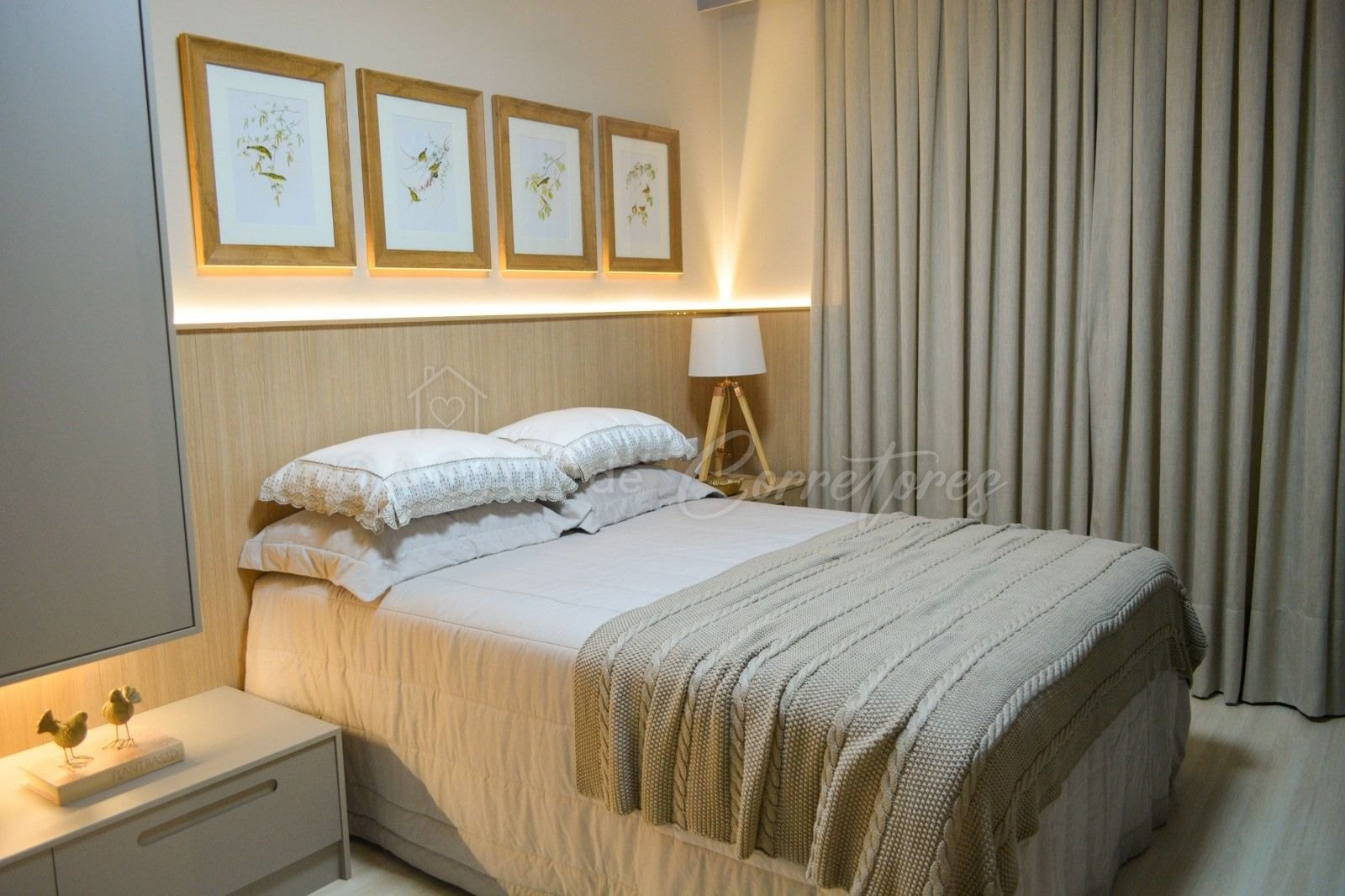 Apartamento térreo mobiliado e decorado