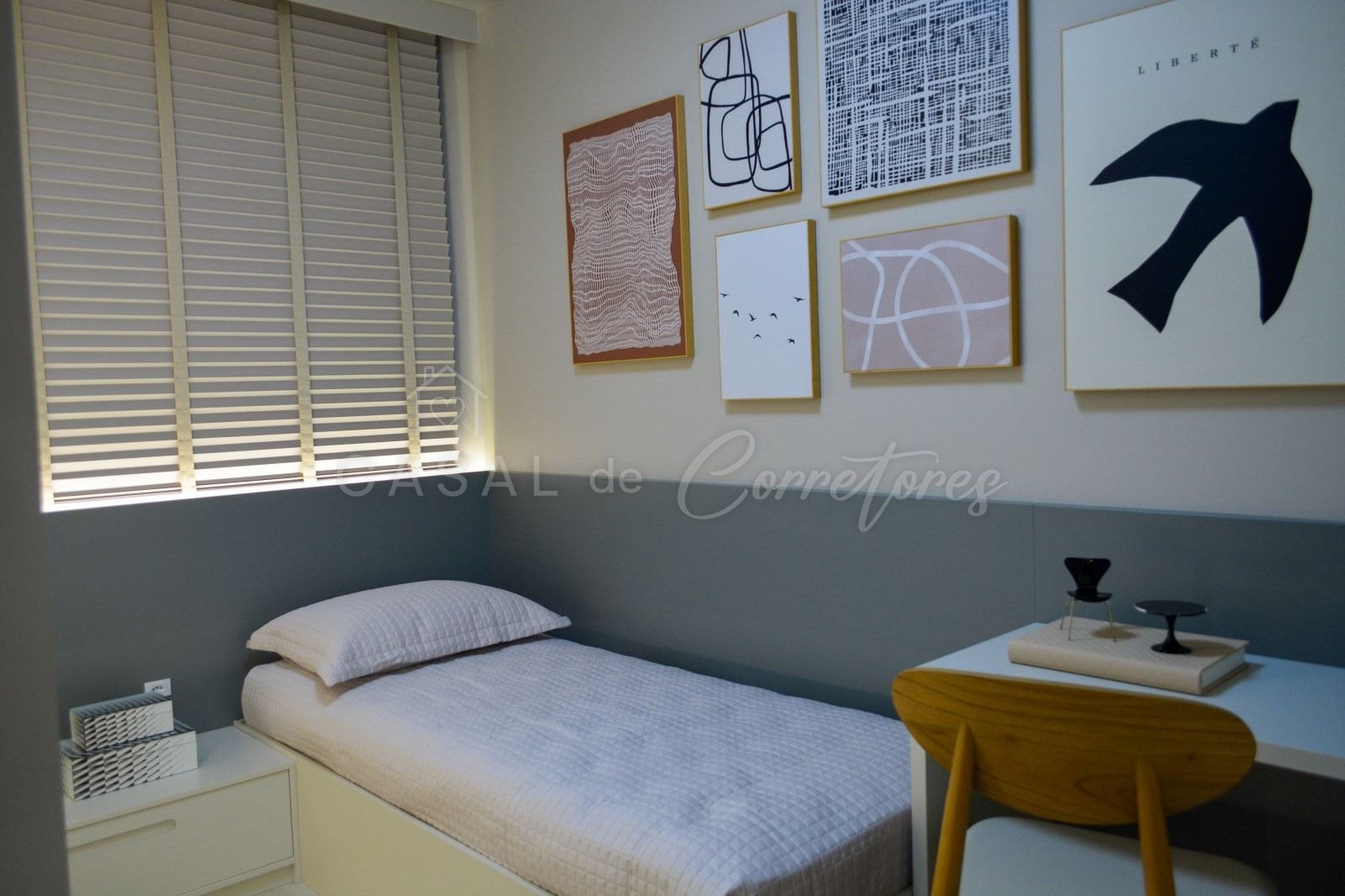 Apartamento térreo mobiliado e decorado