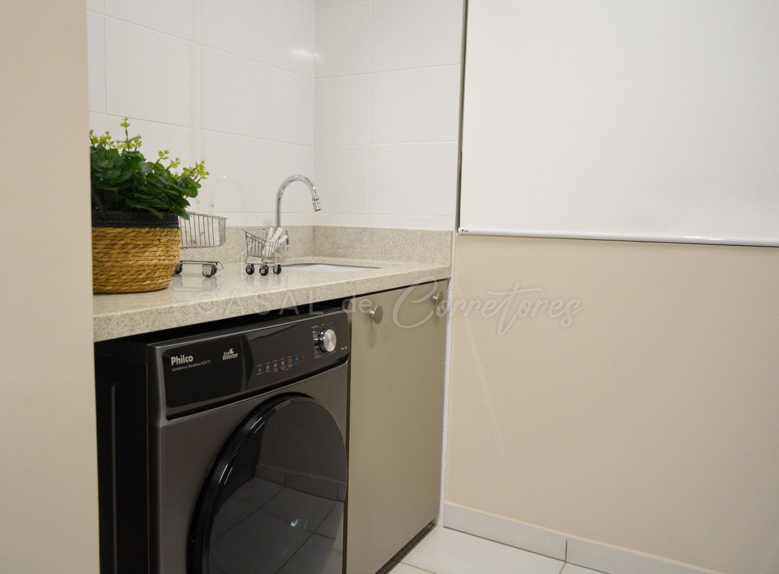 Apartamento térreo mobiliado e decorado